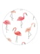 Flamingos Printed Fridge Magnet k/Peach/White