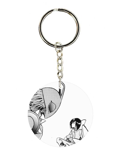 Anime Digimon Double Side Printed Keychain
