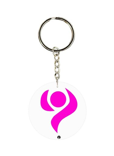 Anime Digimon Double Side Printed Keychain