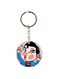 Cartoon Superman Printed Keychain