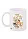 Anime Printed Coffee Mug White/Yellow/Black 11ounce