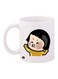 Anime Printed Coffee Mug White/Black/Yellow