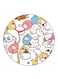 Rabbits Printed Fridge Magnet Multicolour