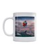 Balloons Printed Ceramic Mug White/Blue/Red