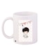Birthday Boy Printed Coffee Mug White/Pink/Grey