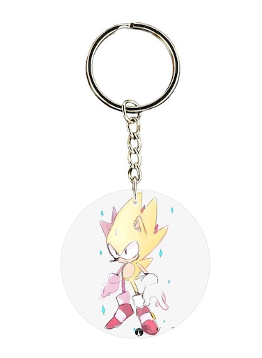Sonic Printed Keychain