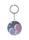 Cartoon Printed Double Sided Keychain
