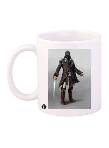 Assassin's Creed Character Printed Mug White/Grey/Brown