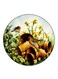 Birds Printed Fridge Magnet Multicolour