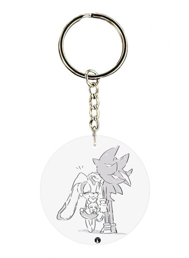 Sonic Double Side Printed Keychain