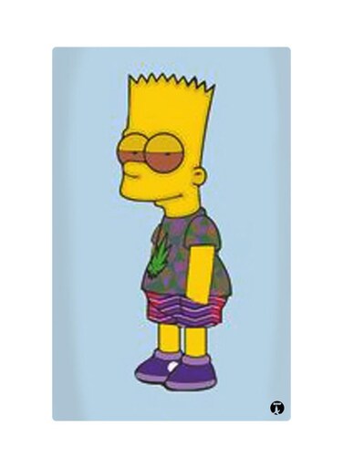 Printed Fridge Magnet Multicolour 8.5x0.4x5.5cm