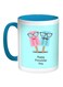 Happy Friendship day Printed Coffee Mug Blue/White/Pink 11ounce