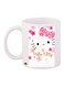 Hello Kitty Printed Coffee Mug White/Pink/Black