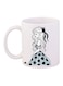 Printed Coffee Mug White/Black