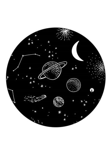 Space Printed Fridge Magnet Multicolour
