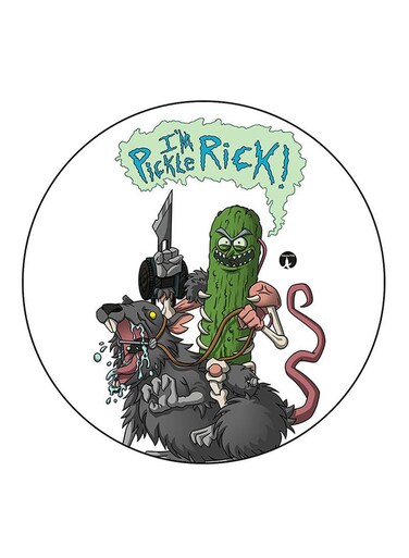 Rick And Morty Printed Fridge Magnet Multicolour