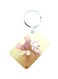 Anime Digimon Printed Keychain Beige/Brown/Green