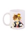 Kingdom Hearts Printed Mug White/Black/Yellow 12ounce