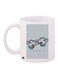 Printed Coffee Mug White/Grey/Blue