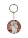 Cat Printed Keychain