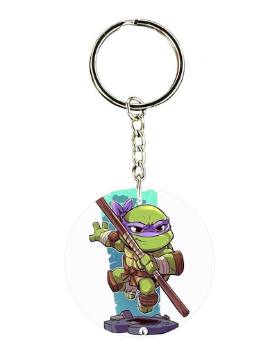 Teenage Mutant Ninja Turtles Double Side Printed Keychain