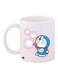 Doraemon Printed Coffee Mug White/Blue/Pink 11ounce