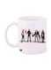 Infamous Printed Mug White/Red/Brown Standard Size