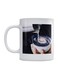 Coffee Lovers Printed Mug White/Blue/Silver