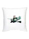 Mobile Legends Character Printed Decorative Cushion White/Green/Beige 16x16inch