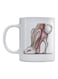 Rabbit Shoes Printed Mug White/Brown/Pink