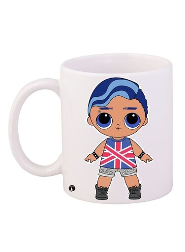 Lol Surprise Boys Printed Coffee Mug White/Beige/Blue 11ounce