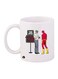 Flash Printed Coffee Mug White/Red/Yellow