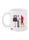 Flash Printed Coffee Mug White/Red/Yellow