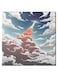 Animation Hidden Frame Canvas Wall Painting Blue/White/Yellow 50 x 50cm