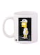 The Simpsons Printed Mug White/Black/Yellow Standard Size