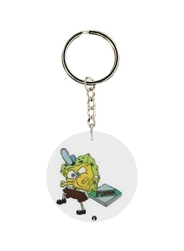 Cartoon Printed Keychain