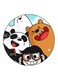 We Bare Bears Printed Fridge Magnet Round Multicolour