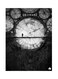Metal Plate Of A Drawing Poster Black White
