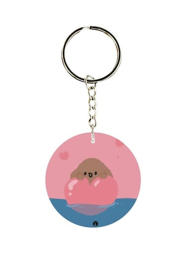 Cute Cartoon Bear Themed Keychain