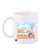 Printed Coffee Mug White/Blue/Pink