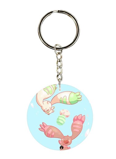 The Anime Digimon Printed Keychain