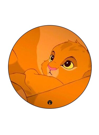 Disney Character Printed Fridge Magnet Round Multicolour