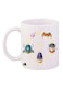 Anime Digimon Mug White/Brown/Yellow 12ounce