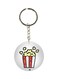 Popcorn Printed Double-Sided Keychain