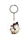 Double Sided Father Child Printed Keychain