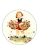 Girl Printed Fridge Magnet Round Multicolour