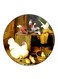 Chickens Printed Fridge Magnet Multicolour