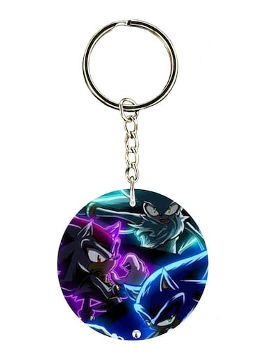 Sonic Printed Keychain