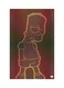 Printed Fridge Magnet Multicolour 8.5x0.4x5.5cm