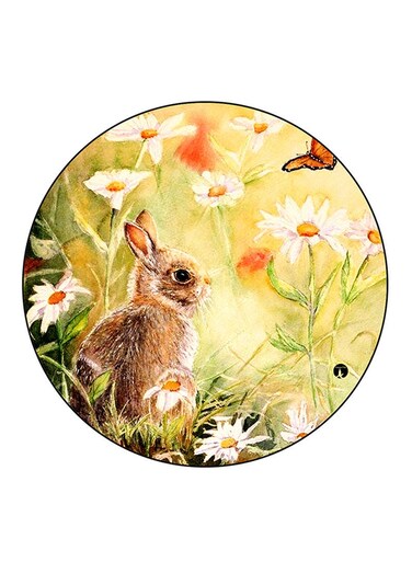 Rabbit Printed Fridge Magnet Multicolour